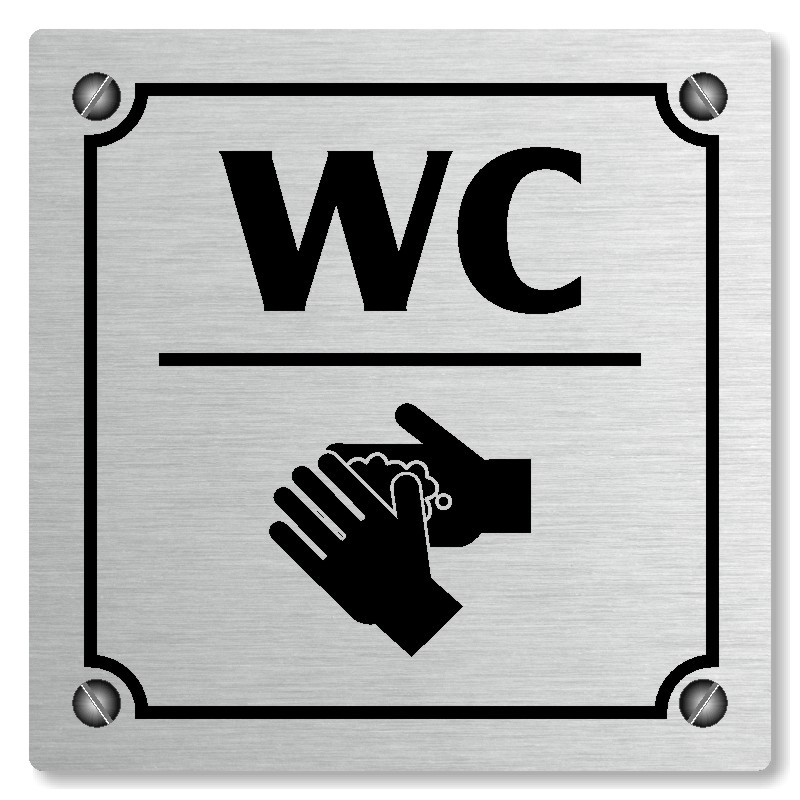 WC, 148x148mm, stříbrná, Kansas